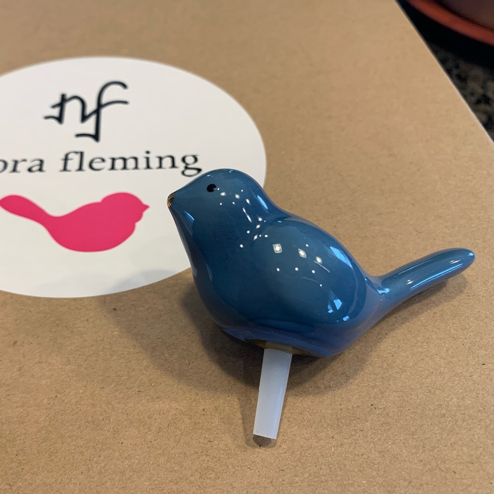 Nora Fleming Mini- Blue bird of happiness